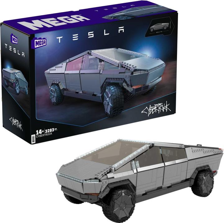 Actual product image Mega Construx MEGA Tesla Cybertruck