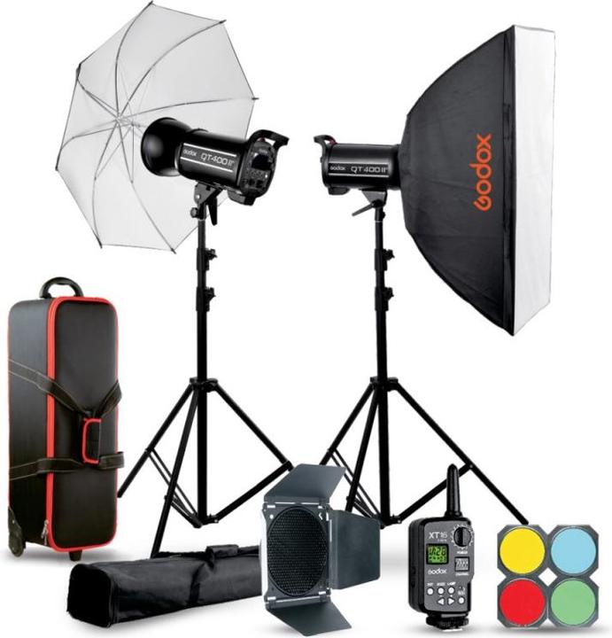 Actual product image Godox QT400IIM C Duo studio kit (400 W, Flash head)