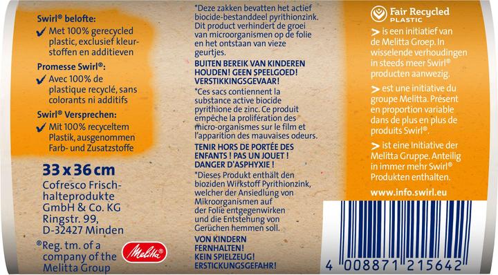 Immagine prodotto Swirl Fodere per bagno e cosmetici da 5 l, 40 pezzi (40 x, 5 l)