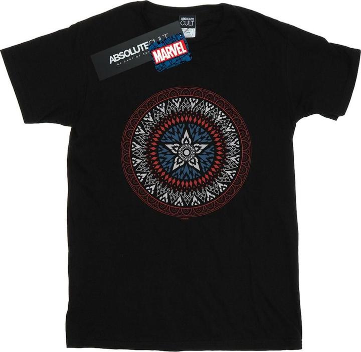 Captain America Ornamental Shield TShirt (XXL)