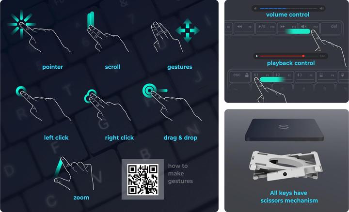 Produktbild Prestigio Click & Touch 2 (CH, Kabelgebunden, Kabellos)