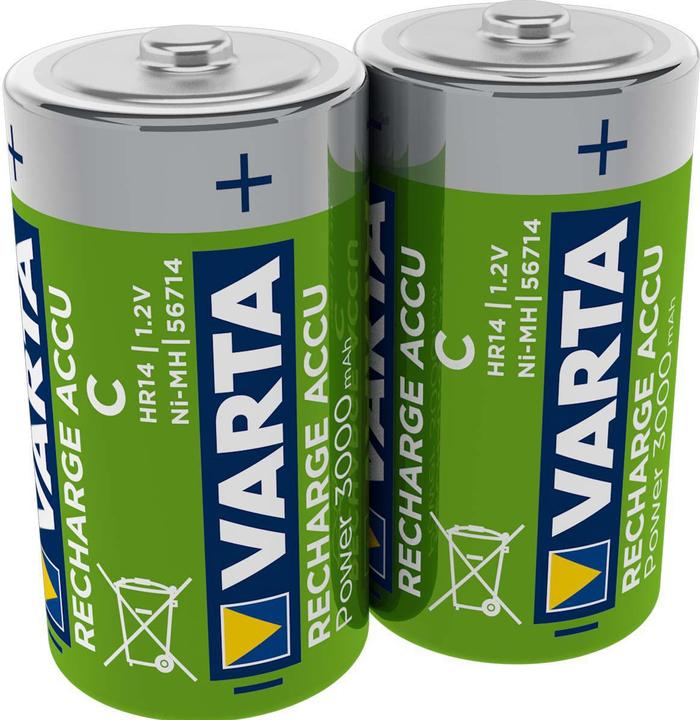 Image du produit Varta Recharger Accu Power (2 pcs, D, 3000 mAh)