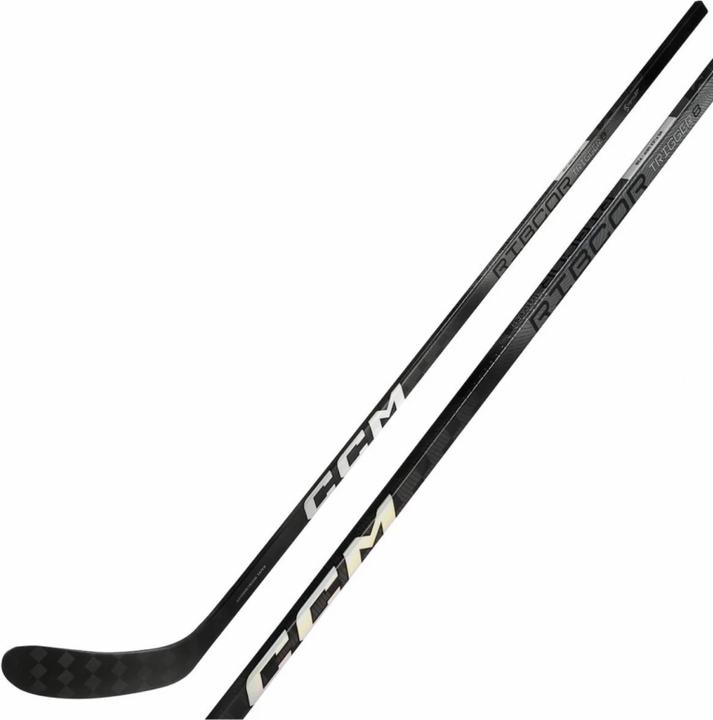 Produktbild CCM Ribcor Trigger 8 Pro Chrome SR Hockey Composite Schläger (links, 29, SR 80 Flex) (Links)