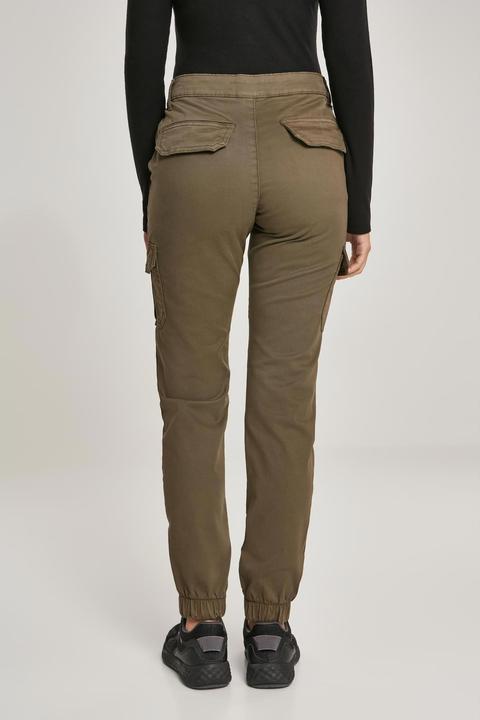 Actual product image Urban Classics Ladies High Waist Cargo Pants (27)