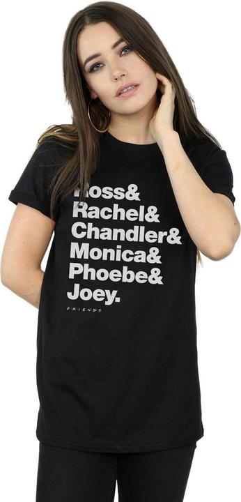 Immagine prodotto Friends First Names Text Maglietta Ampia Donna (M)