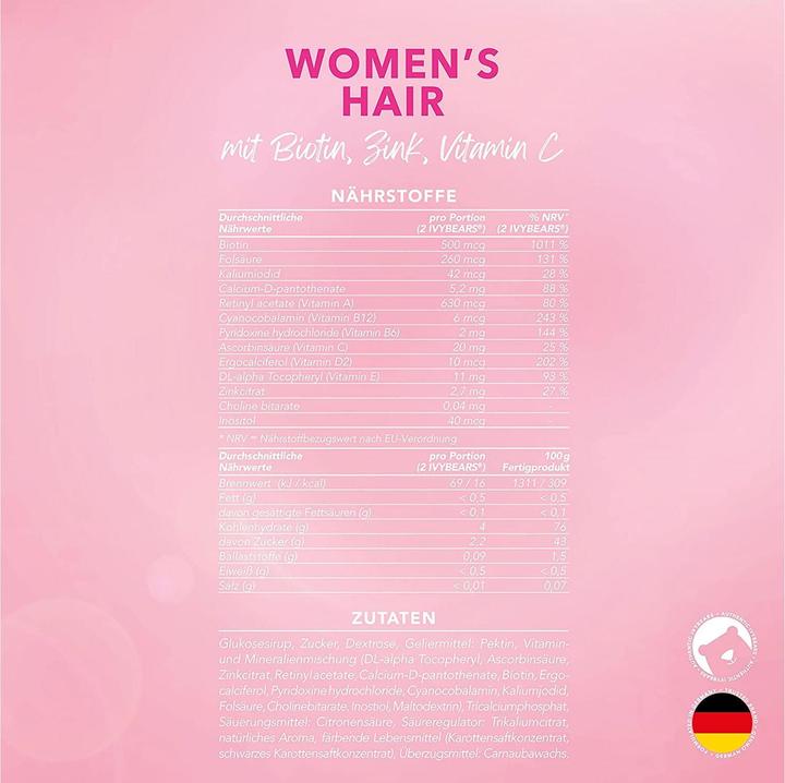 Image du produit IVYBears Pack de 3 mois pour les femmes (3 pièce(s), Gummies, 450 g)