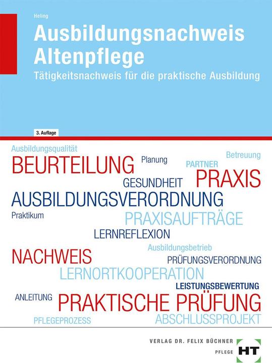 Produktbild Ausbildungsnachweis Altenpflege (Deutsch, Ursula Heling, 2018)