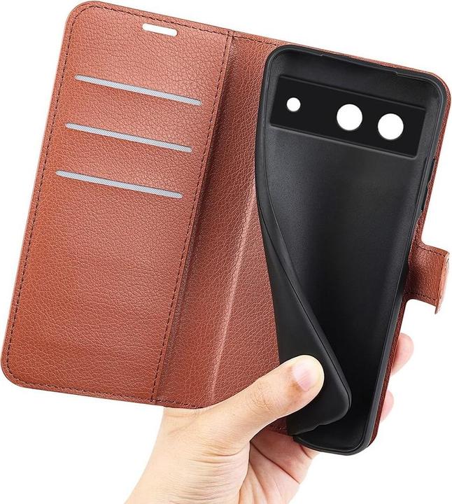 Produktbild Cover-Discount Google Pixel 8a - Leder Etui Hülle (Google Pixel 8a)