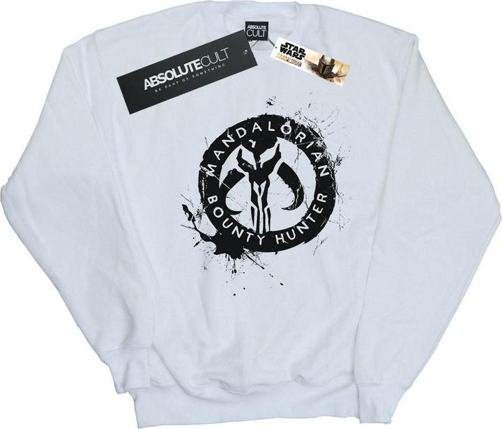 Produktbild Star Wars The Mandalorian Bounty Hunter Splatter Skull Sweatshirt (XXL)