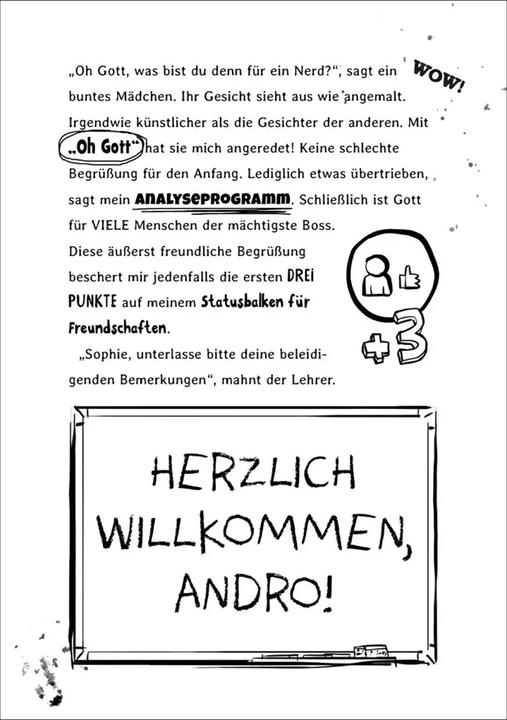 Immagine prodotto Andro, streng geheim! (Band 1) - Fehlermeldung: Schule (Tedesco, Mareikje Vogler, Ripartizione delle banchine, Libri per bambini Loewe, 2021)