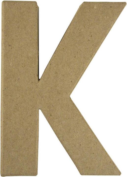 Produktbild Rayher Pappmaché Buchstabe K FSC Recycled 100%