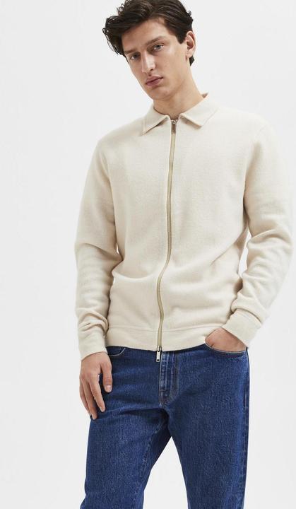 Image du produit Selected Homme Cardigan tricoté à fermeture éclair (M)