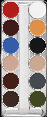 Produktbild Kryolan Supracolor 12-Palette B (B)