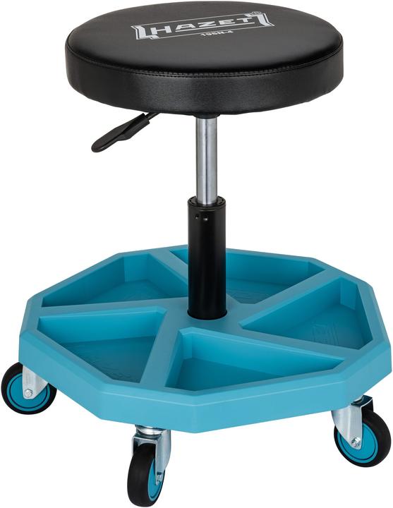 HAZET Arbeits-Sitz 195N-4 (blau/schwarz, belastbar bis 150kg, höhenverstellbar)