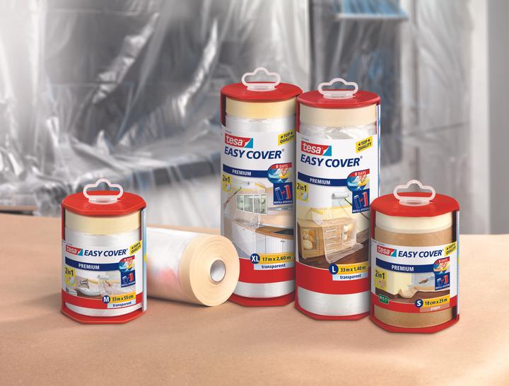 Immagine prodotto tesa EASY COVER Pellicola di mascheratura premium per lavori di verniciatura con dispenser incluso (550 mm)