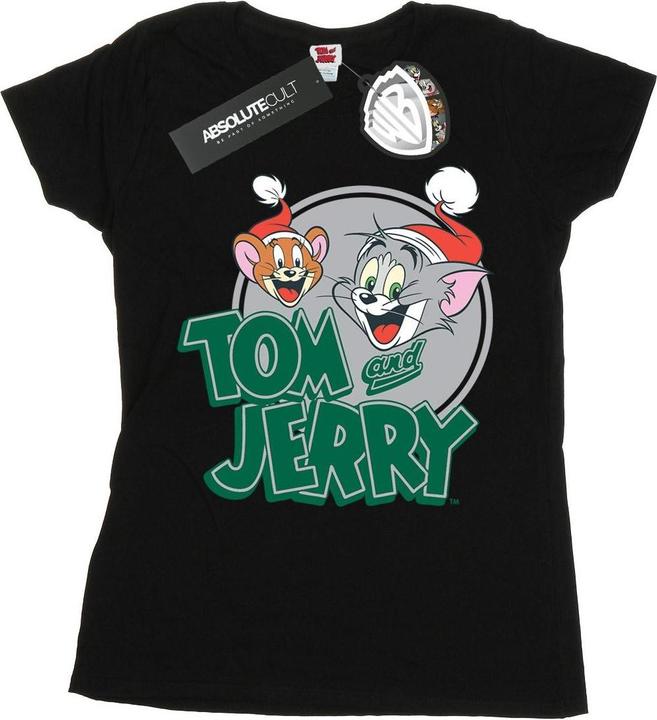 Immagine prodotto Tom & Jerry Christmas Greetings Maglietta Donna (M)