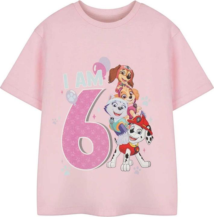 Paw Patrol I Am 6 TShirt Mädchen kurzärmlig (128)