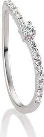 Produktbild Breuning RING - BRILL. 0,154 Ct. H/si (55, 750/18 K Gold)