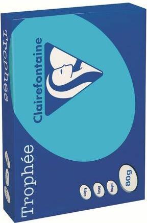Produktbild Clairefontaine Kopierpapier Trophée A4, 80 g/m², Pastellblau, 500 Blatt (80 g/m²)