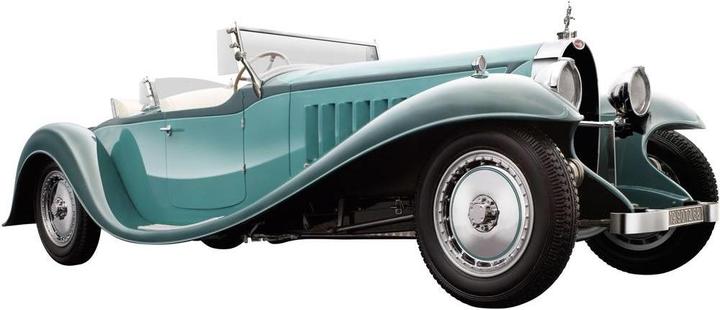 Actual product image Bauer Exclusive 1:18 Bugatti Roadsters Esders Model Car