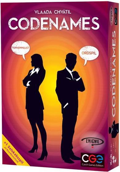 Enigma Codenames boardgame (Danish) (Dänisch)
