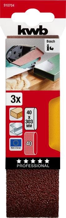 Actual product image kwb Sanding belt 40X303 K40 (40)