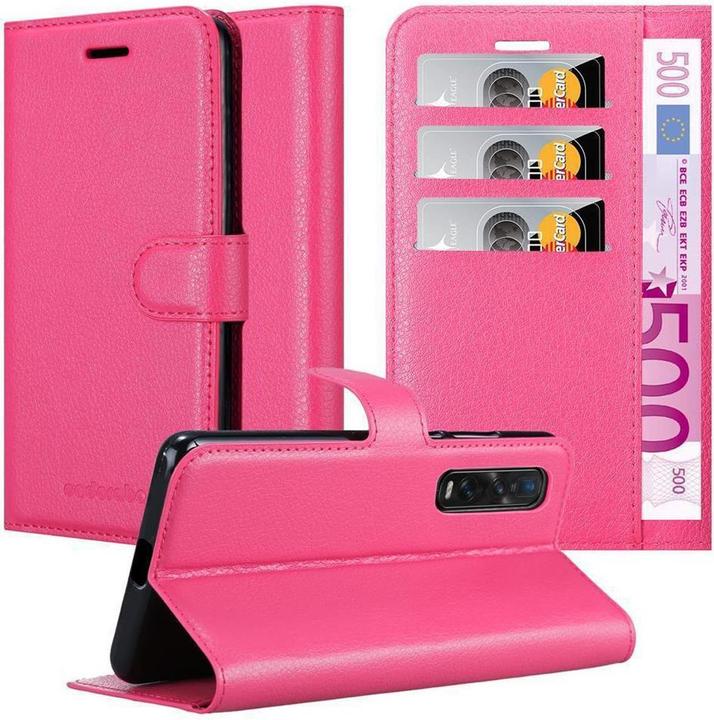 Actual product image Cadorabo Book with stand function cover (Oppo Find X2 Pro)