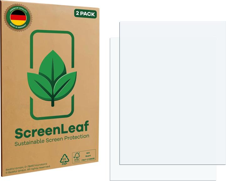 Produktbild ScreenLeaf Schutzfolie nachhaltiger Displayschutz Display Schutz Folie Klar Transparent
