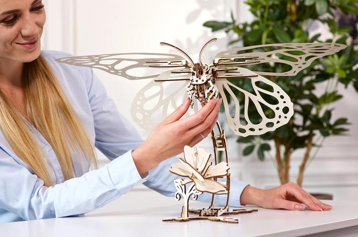 Actual product image Ugears Mechanical butterfly (161 pieces)