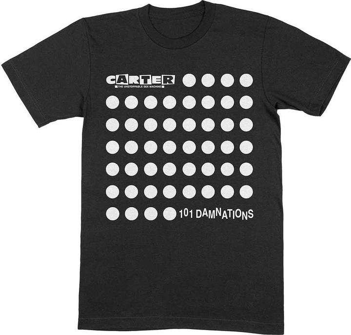 Actual product image Carter The Unstoppable Sex Machine Unisex Adult 101 Damnations Cotton T-Shirt (XXL)