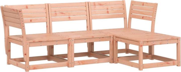 Actual product image VidaXL 4-piece garden lounge set Douglas fir