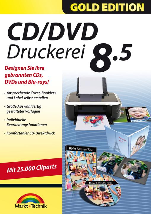 Image du produit Code de téléchargement de l'Imprimerie CD/DVD 8.5 Gold Edition (1 Utilisateur, 1 Périphériques/Utilisateurs, Illimité)
