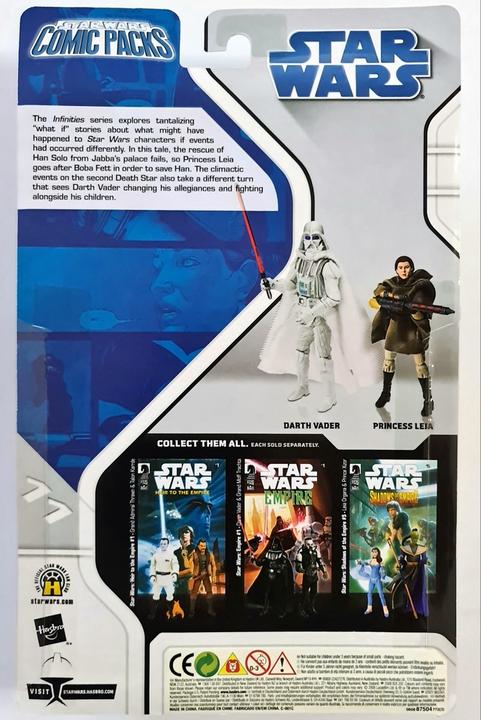 Image du produit Hasbro Star Wars Comic Packs Actionfiguren-Set Darth Vader & Princess Leia