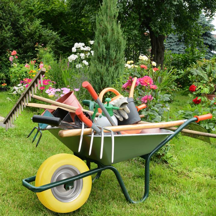 Actual product image Relaxdays Solid Rubber Wheelbarrow Wheel 4.80