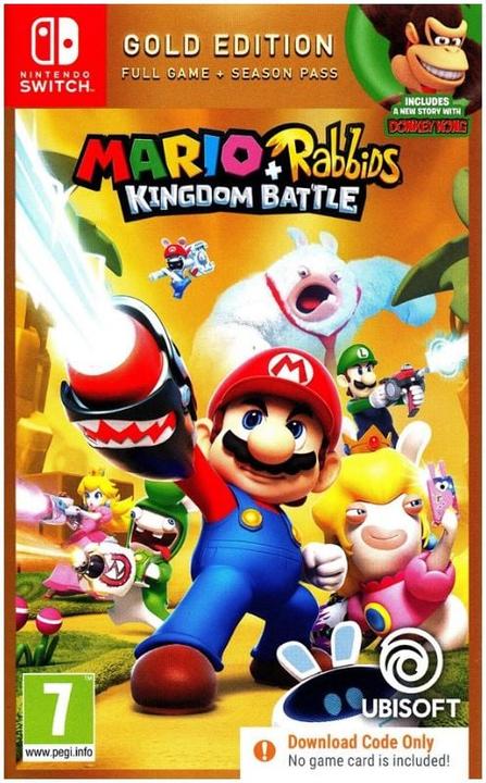 Produktbild Nintendo Mario + Rabbids Kingdom Battle (Gold Edition) (Code in Box) (Switch, Switch Lite, Switch OLED)
