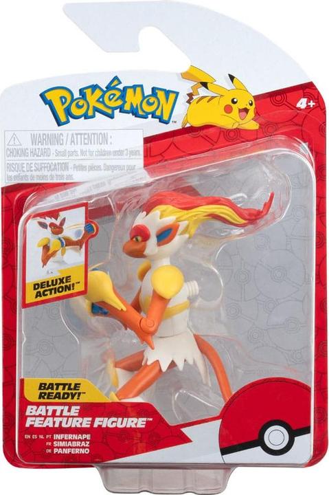 Actual product image Jazwares Pokémon PKW2670 4.5" Battle Figure-Infernape