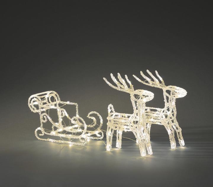 Actual product image Konstsmide Reindeer sleigh set