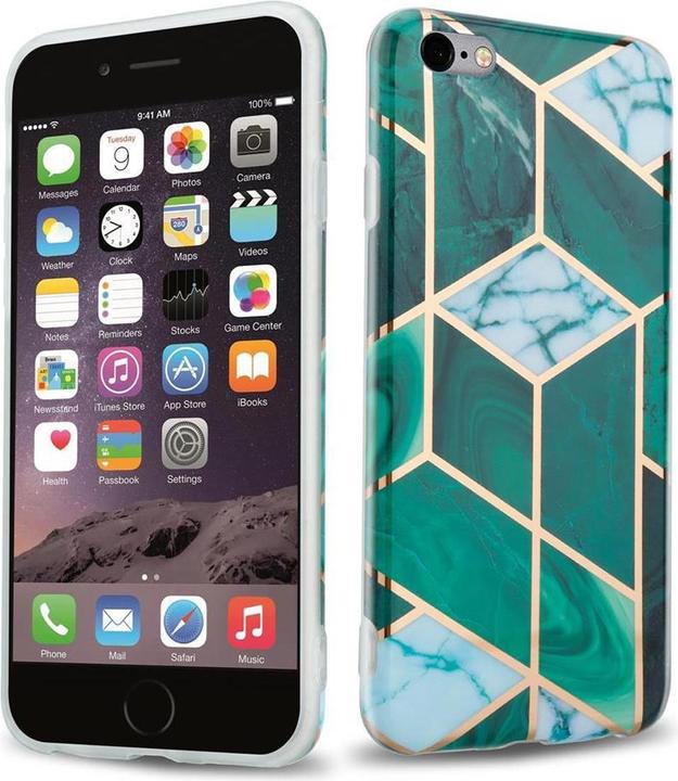 Image du produit Cadorabo IMD TPU Marbre coloré Coque (Apple iPhone 6 Plus)