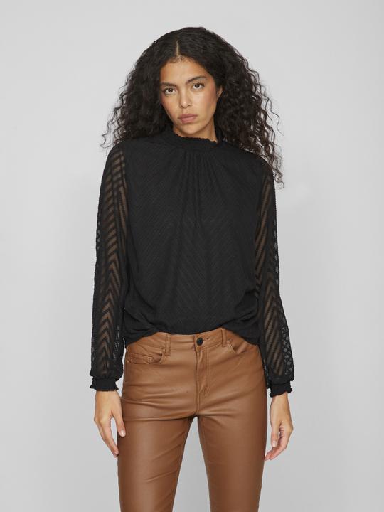 Produktbild Vila High Neck Oberteil mit langen Ärmeln (36)
