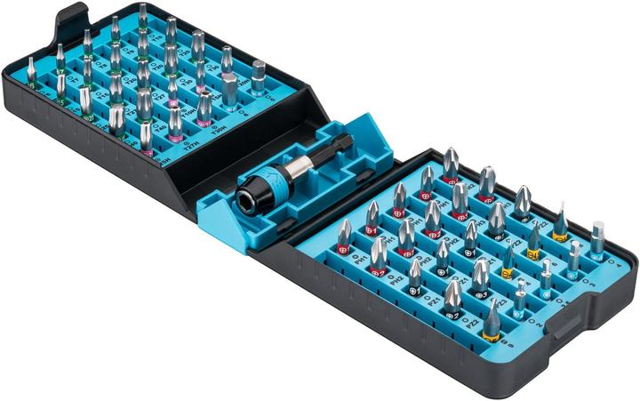 Actual product image HAZET Screwdriver bit set 2240N/51 ∙ Hexagon, solid 6.3 (1/4 inches) ∙ Pozidriv profile PZ, Cross r… (C 6.3)