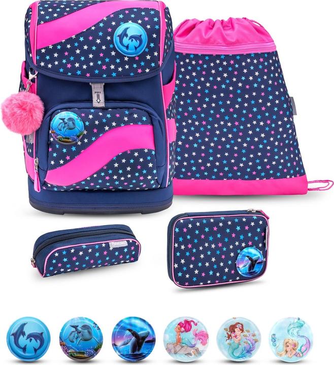 Belmil SMARTY Schulrucksack-Set Stars (20 l)