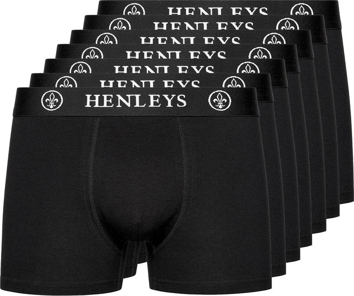 Immagine prodotto Henleys Pantaloncini da uomo McBlacken (confezione da 7) (S, Confezione da 7)