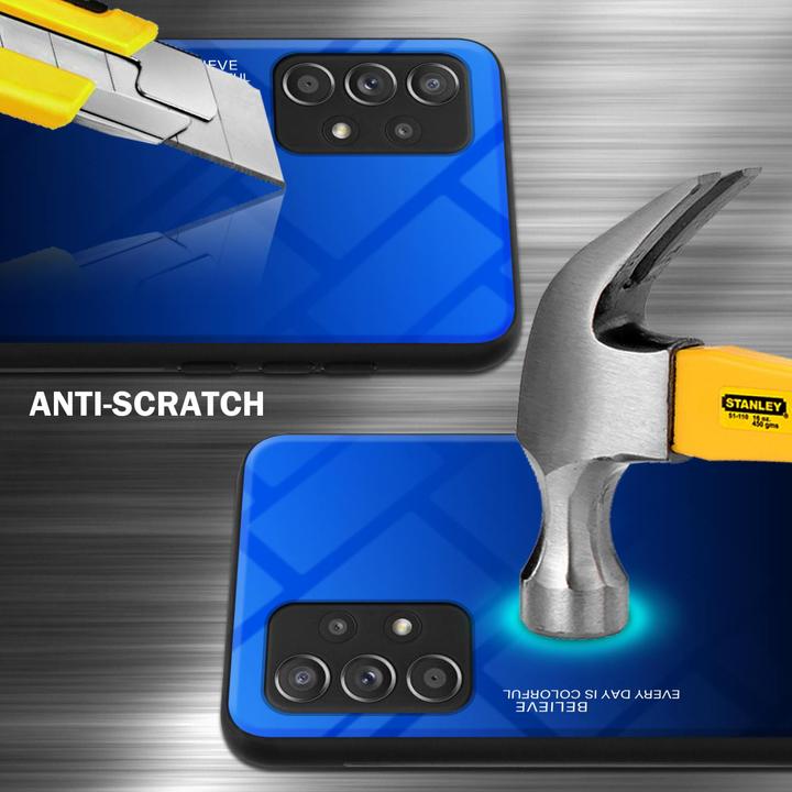 Image du produit Cadorabo TPU 2 couleurs Housse en verre (Samsung Galaxy A52, Samsung Galaxy A52 5G, Samsung Galaxy A52s 5G)