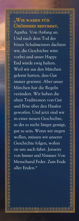 Actual product image Ravensburger The School for Good and Evil, Band 6: Ende gut, alles gut? (German, Soman Chainani, Iacopo Bruno, Ilse Rothfuss, 2021)