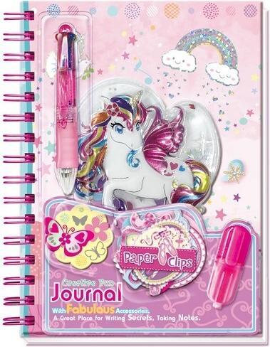 Actual product image Pulio Pecoware Spiral Tagebuch - Einhorn Regenbogen