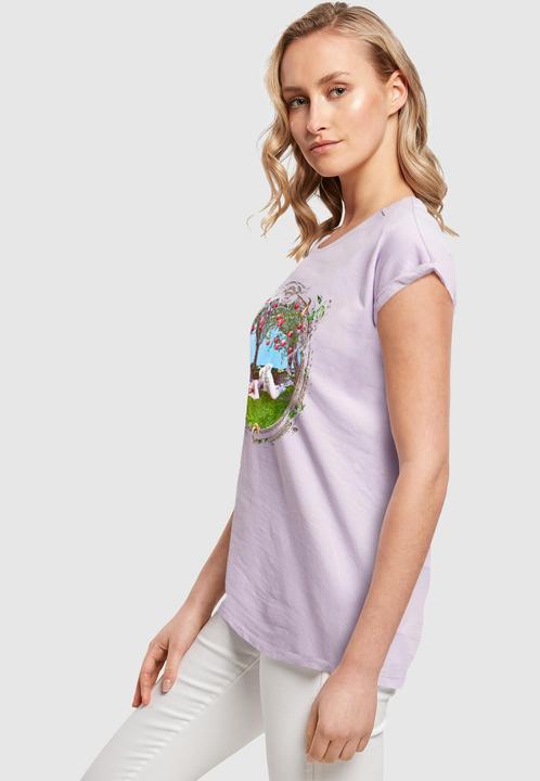 Immagine prodotto Merchcode Donna Ashnikko - Maglietta a spalla estesa con foto di Apple - 170099 (XS)