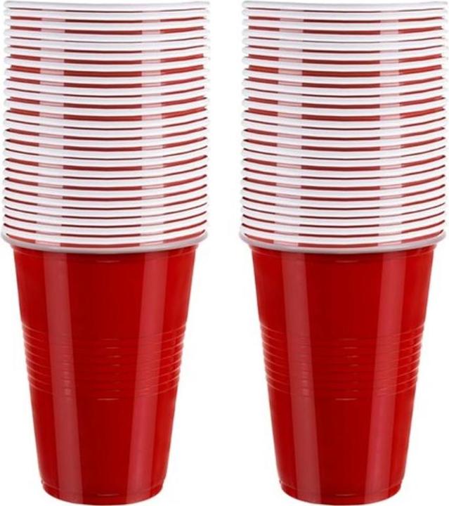 Image du produit Ruhhy Jeu de bière pong - 50 tasses Ruhha 21232