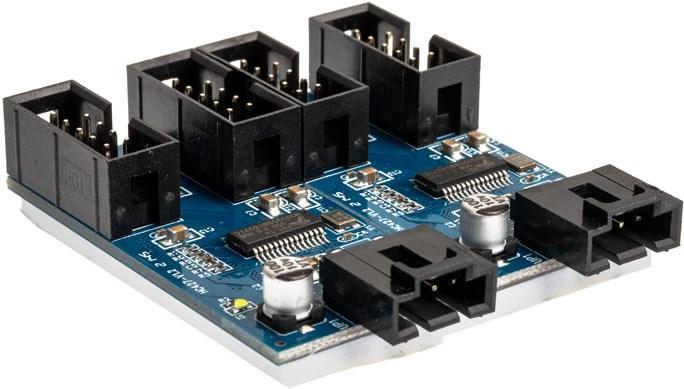 Image du produit Akasa Carte Hub USB 2.0 interne, câble USB de 30 cm inclus (4 Ports)
