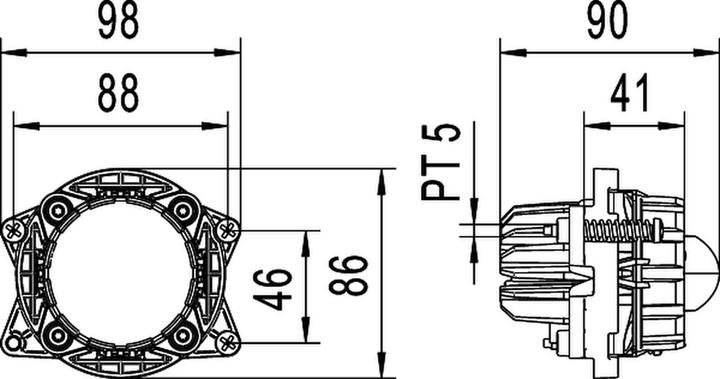 Produktbild Hella Hauptscheinwerfer, LED (16 W, LED)