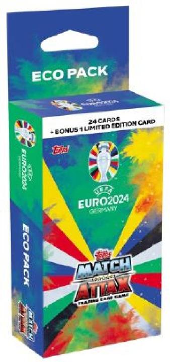 Produktbild Topps Euro 2024 Eco Pack (Französisch, Italienisch, Schweizerdeutsch, Englisch, Deutsch, Booster Pack)